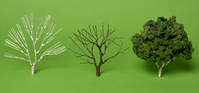 How to decorate architectural model trees by Microform Models, Inc.